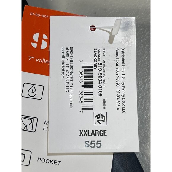 Sports Illustrated Mens XXL 7" Volley Swim Trunks  Quick-Dry Fabric Mesh Liner - Picture 11 of 13